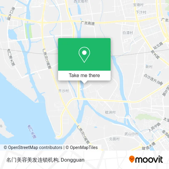 名门美容美发连锁机构 map