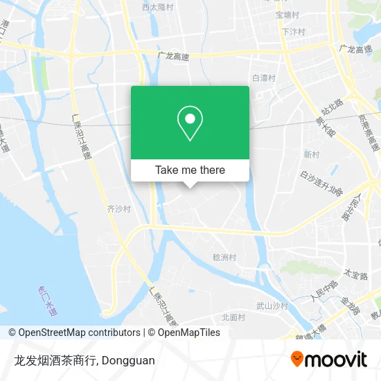 龙发烟酒茶商行 map