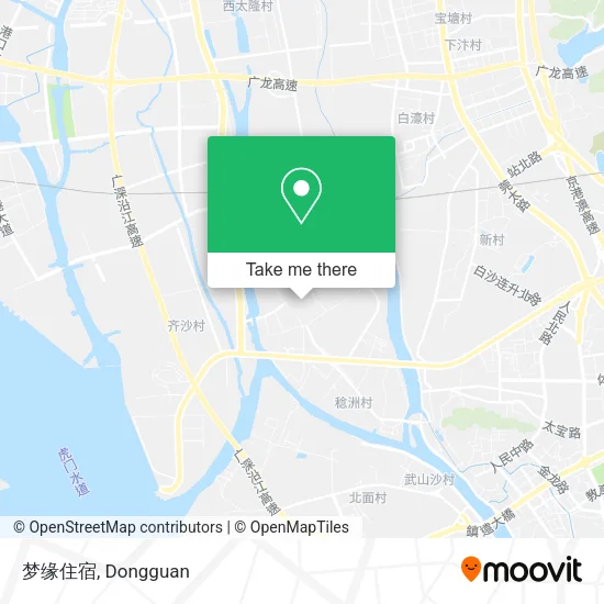 梦缘住宿 map