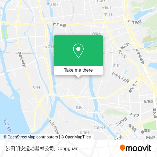 沙田明安运动器材公司 map