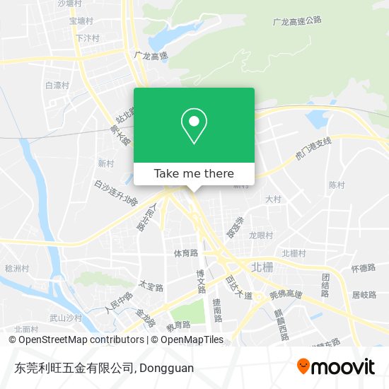 东莞利旺五金有限公司 map