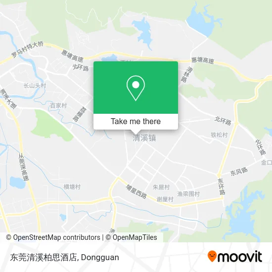 东莞清溪柏思酒店 map