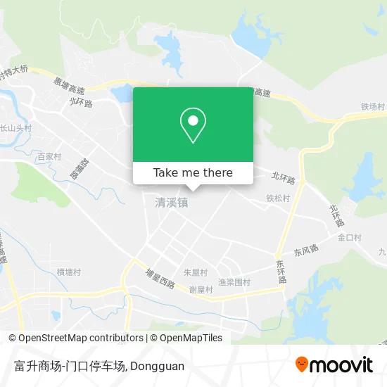 富升商场-门口停车场 map