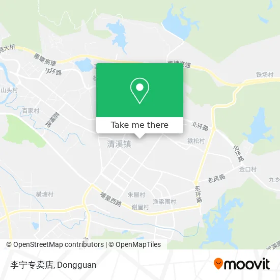 李宁专卖店 map