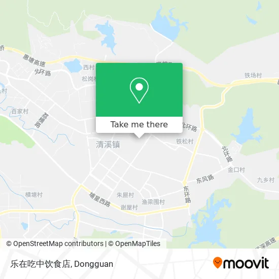 乐在吃中饮食店 map