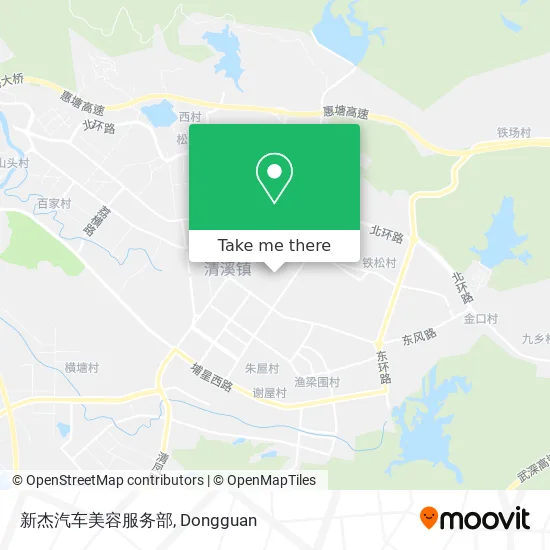 新杰汽车美容服务部 map