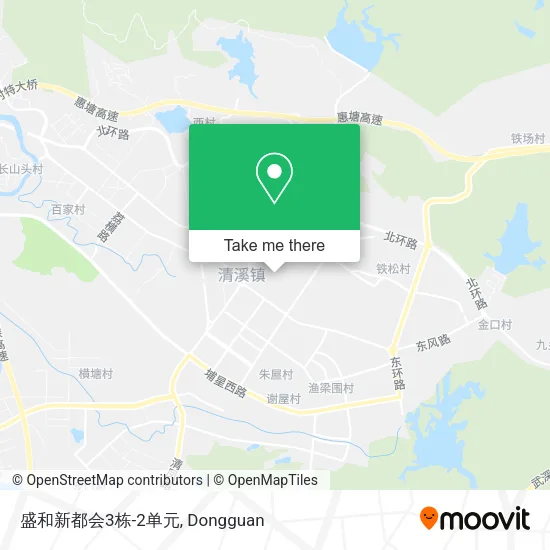 盛和新都会3栋-2单元 map
