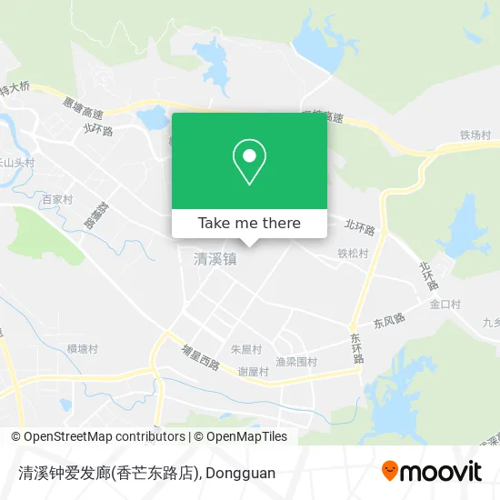 清溪钟爱发廊(香芒东路店) map
