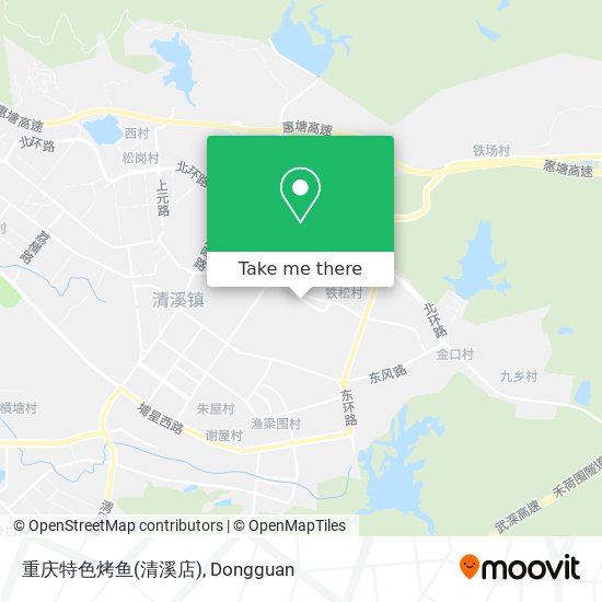 重庆特色烤鱼(清溪店) map