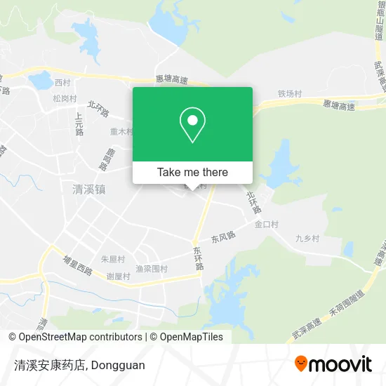 清溪安康药店 map