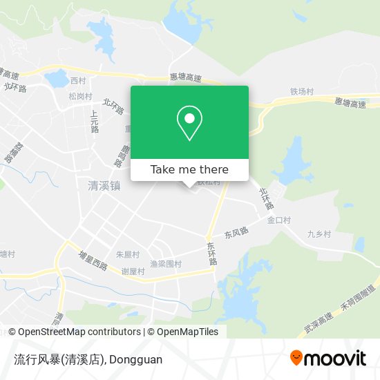 流行风暴(清溪店) map