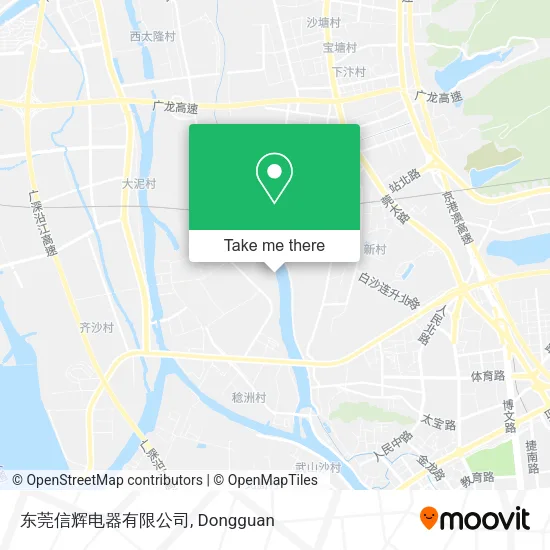 东莞信辉电器有限公司 map