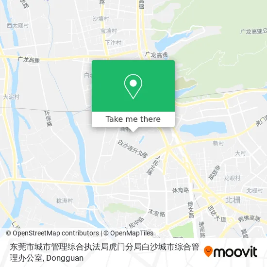东莞市城市管理综合执法局虎门分局白沙城市综合管理办公室 map