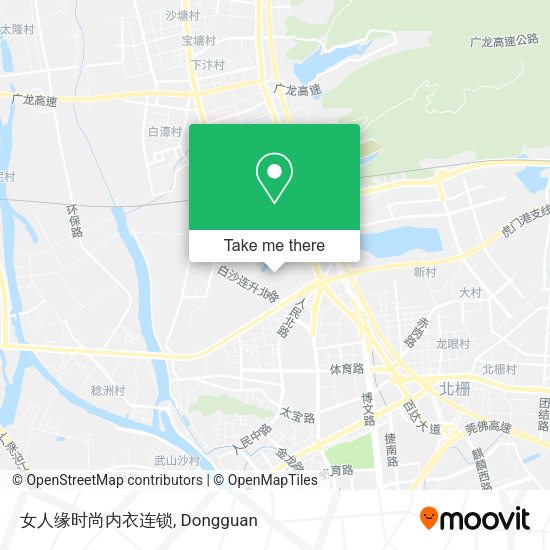 女人缘时尚内衣连锁 map