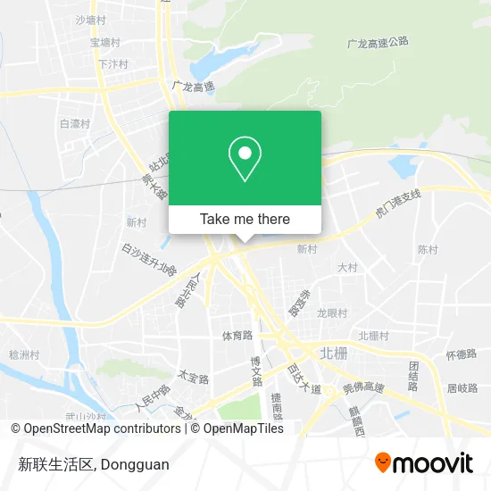 新联生活区 map