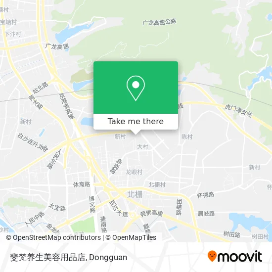 斐梵养生美容用品店 map