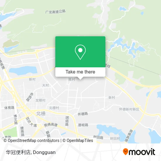 华冠便利店 map
