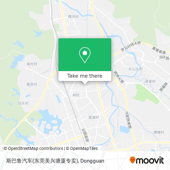 斯巴鲁汽车(东莞美兴塘厦专卖) map