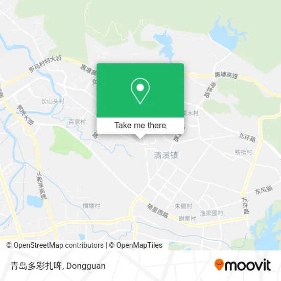 青岛多彩扎啤 map