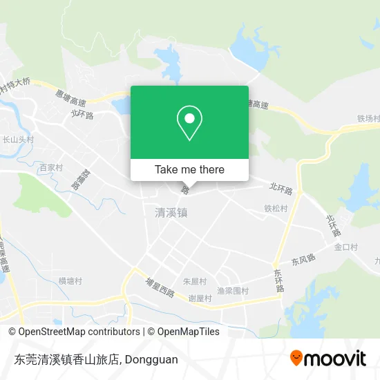 东莞清溪镇香山旅店 map