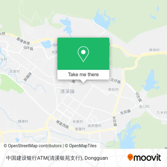 中国建设银行ATM(清溪银苑支行) map