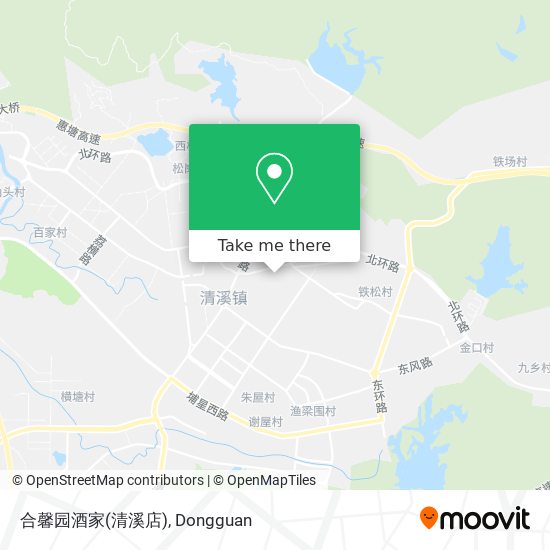 合馨园酒家(清溪店) map