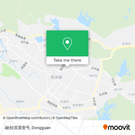融创清溪壹号 map