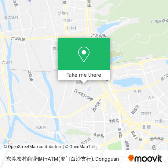 东莞农村商业银行ATM(虎门白沙支行) map