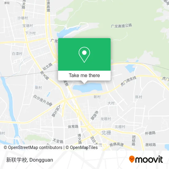 新联学校 map