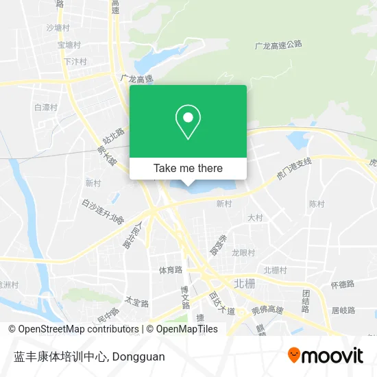 蓝丰康体培训中心 map