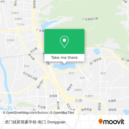虎门镇新英豪学校-南门 map