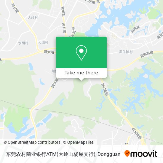 东莞农村商业银行ATM(大岭山杨屋支行) map