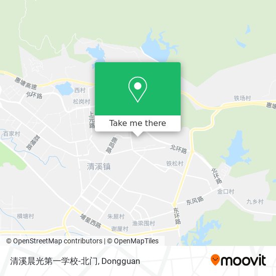 清溪晨光第一学校-北门 map