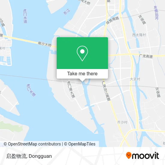 启盈物流 map