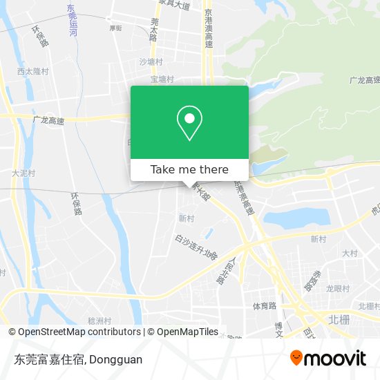 东莞富嘉住宿 map