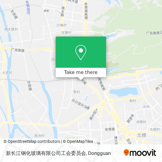 新长江钢化玻璃有限公司工会委员会 map