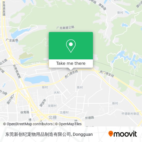 东莞新创纪宠物用品制造有限公司 map