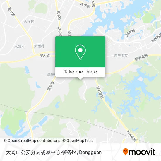 大岭山公安分局杨屋中心-警务区 map