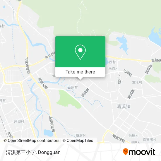 清溪第三小学 map