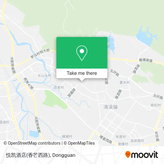 悦凯酒店(香芒西路) map