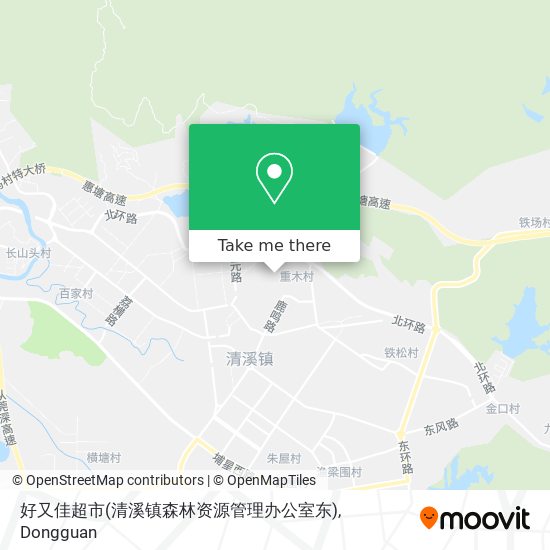 好又佳超市(清溪镇森林资源管理办公室东) map