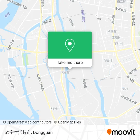 欣宇生活超市 map