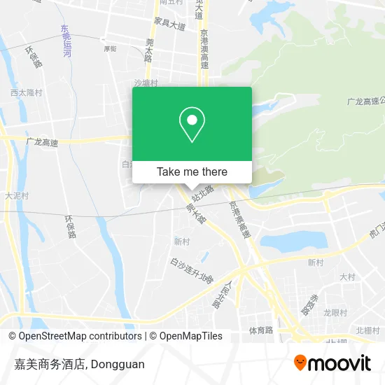嘉美商务酒店 map