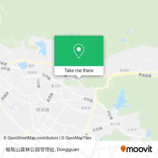 银瓶山森林公园管理处 map