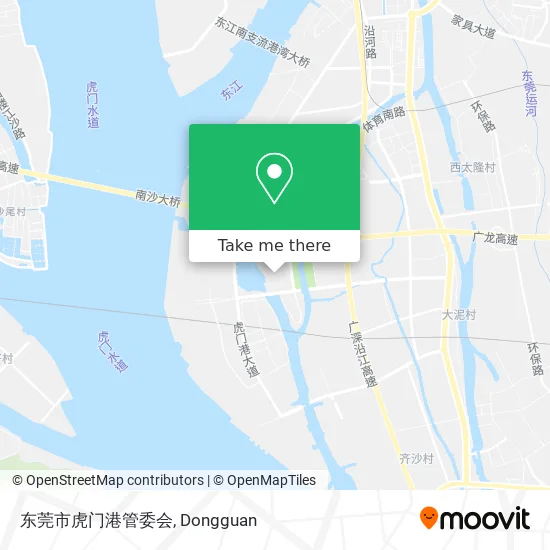 东莞市虎门港管委会 map
