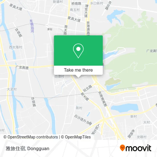 雅旅住宿 map
