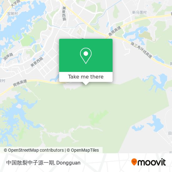 中国散裂中子源一期 map