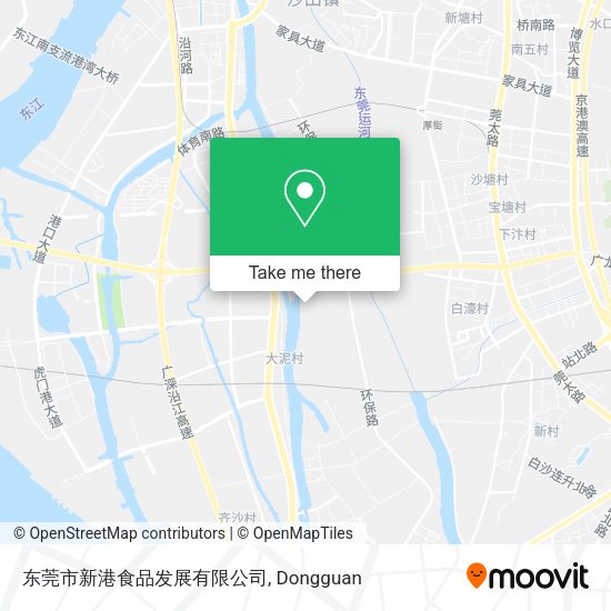 东莞市新港食品发展有限公司 map