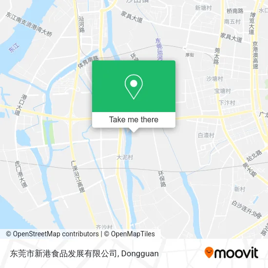 东莞市新港食品发展有限公司 map