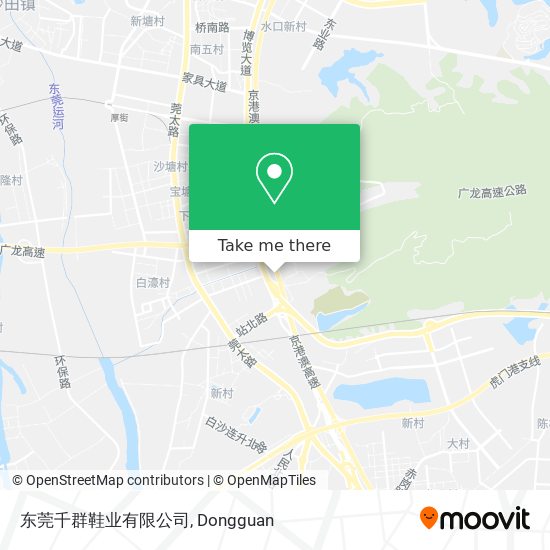 东莞千群鞋业有限公司 map